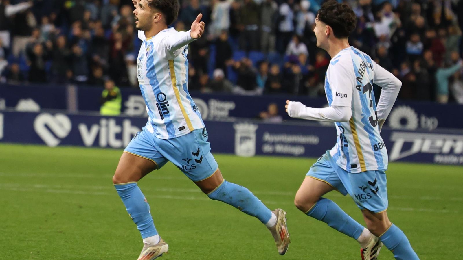 El Málaga CF-Eldense, en fotos