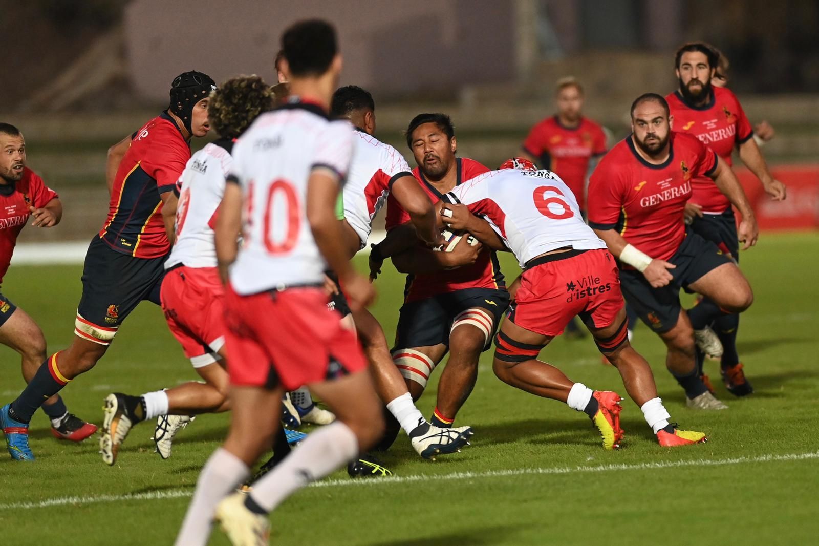 Las fotos del España-Tonga de rugby en Málaga