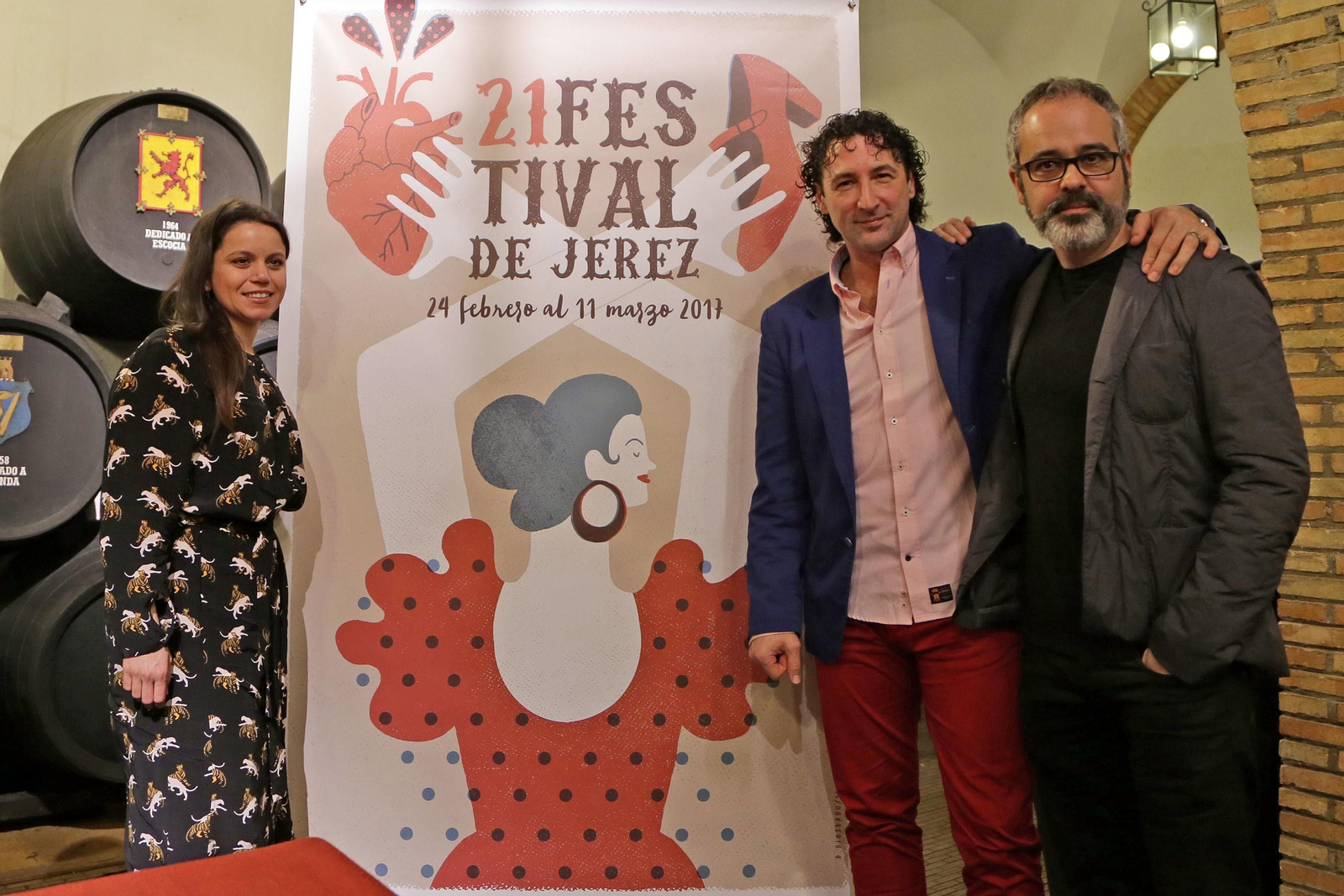 De izquierda a derecha, María Moreno, Ángel Muñoz y Daniel Muñoz, ayer enSan Ginés.