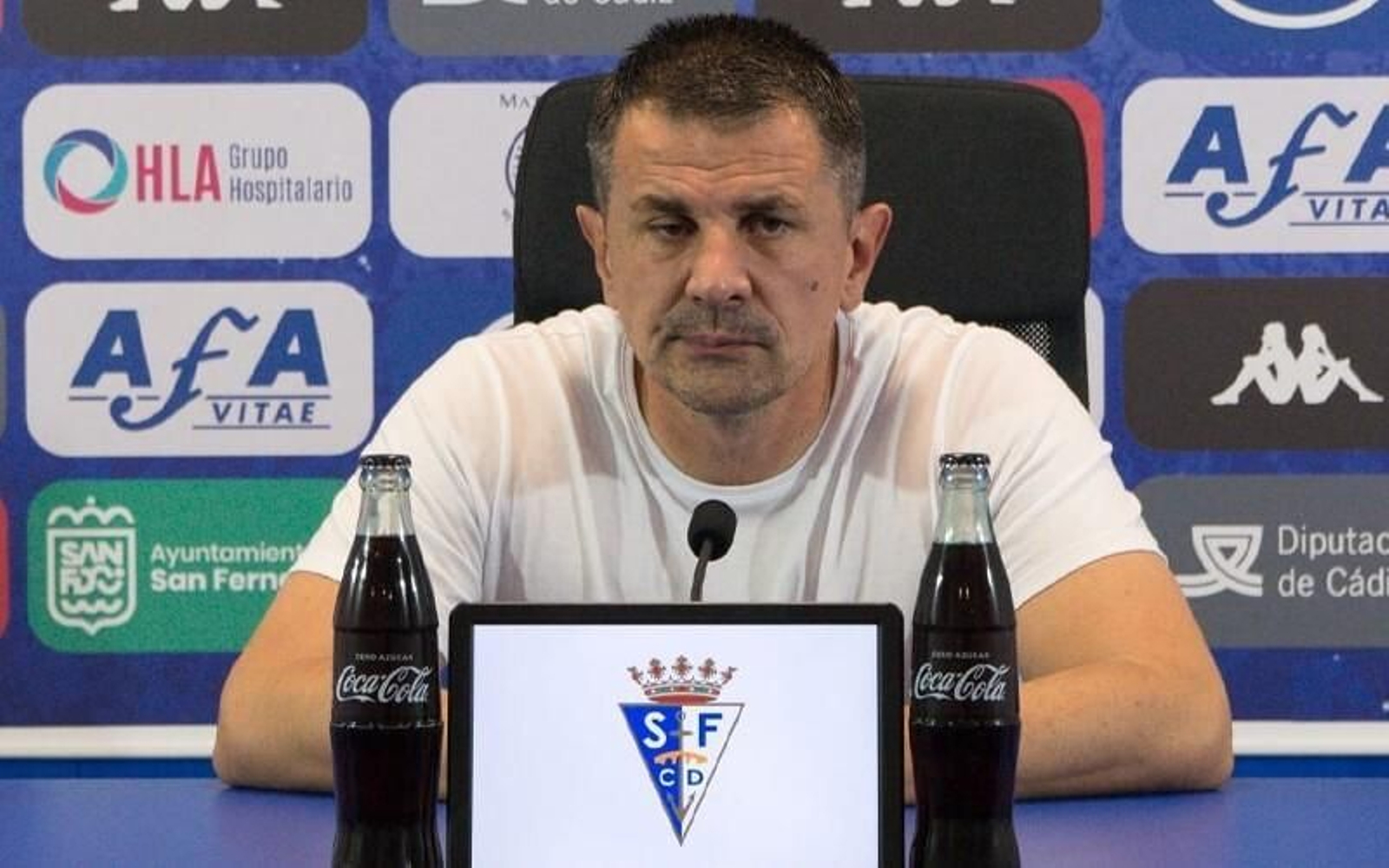 Jovan Stankovic, en rueda de prensa.