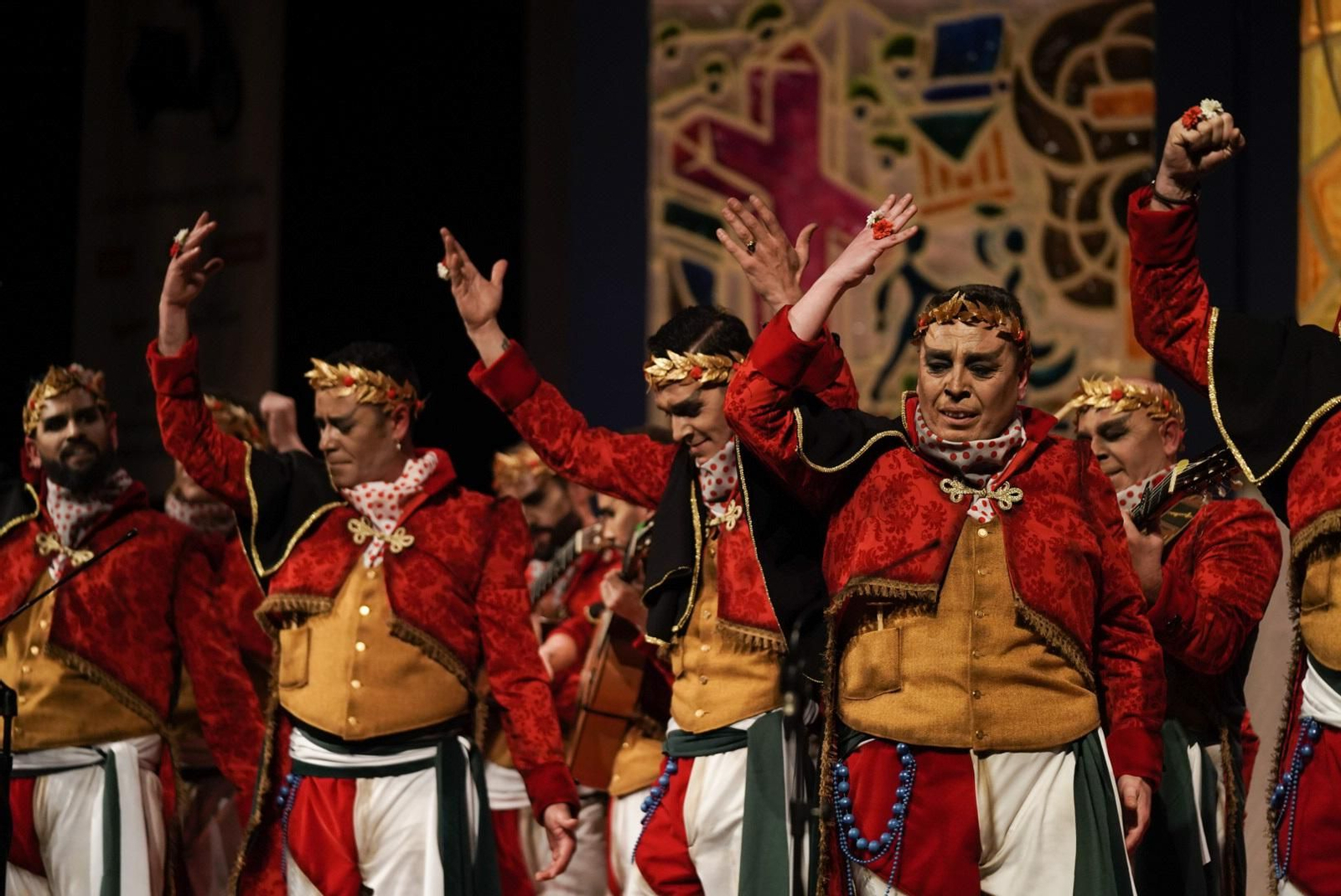 Comparsa 'El dios de la fiesta'.