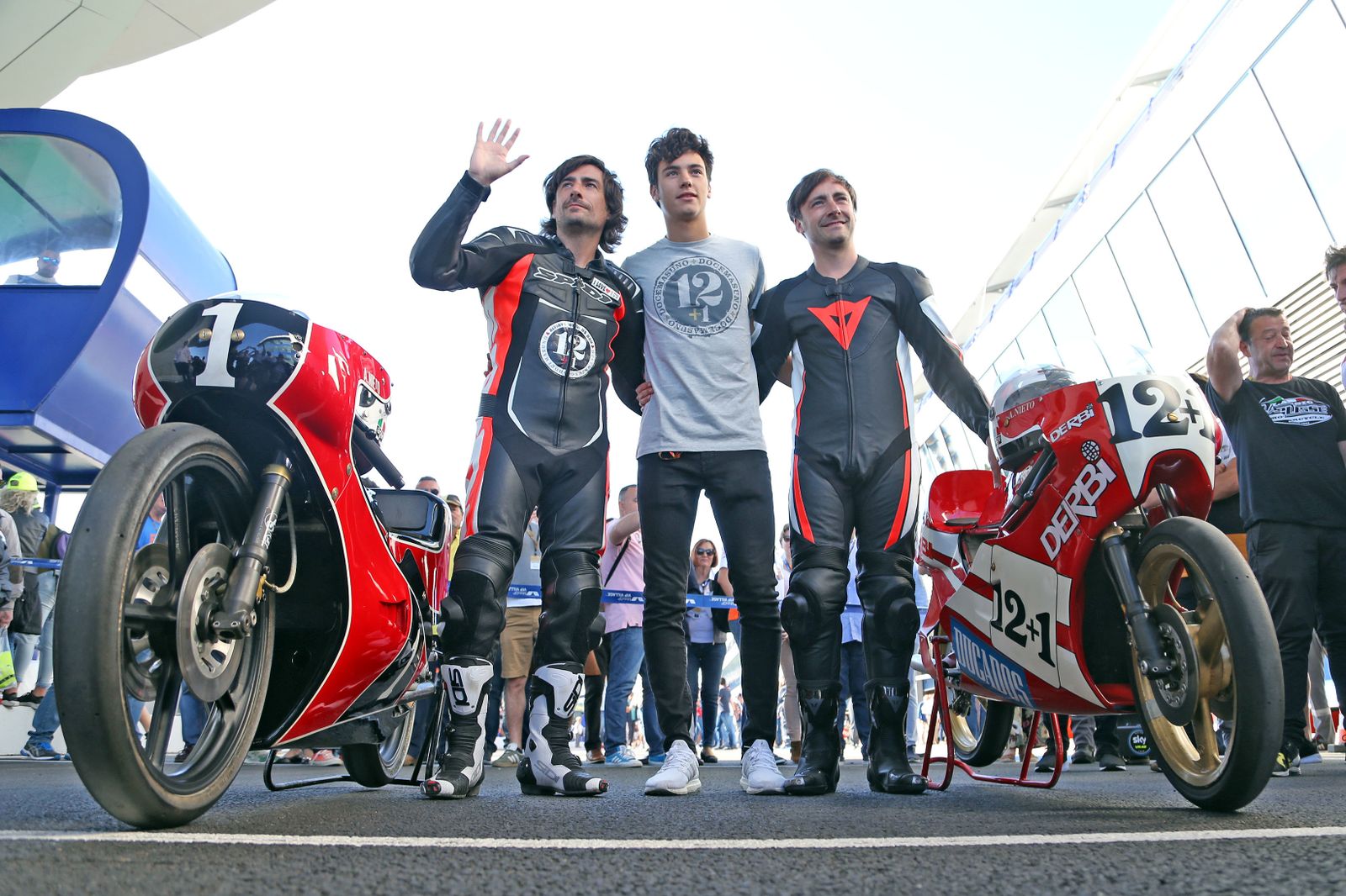 Las imágenes del homenaje a Ángel Nieto en el GP de España