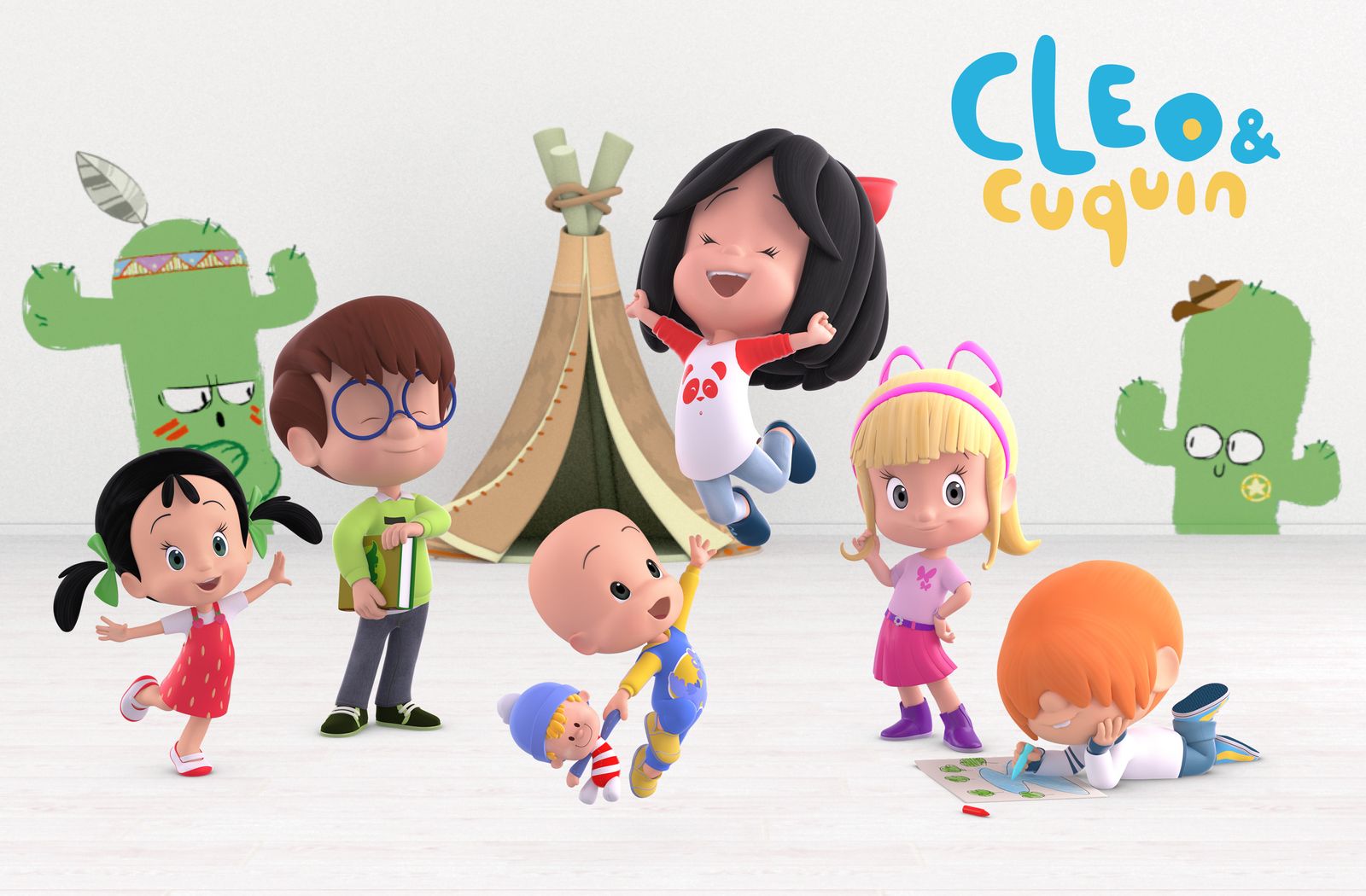 Los niños animados de los Telerín, ahora con la serie 'Cleo y Cuquin'.