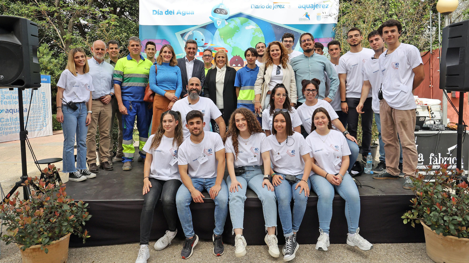 Día Mundial del Agua de Aquajerez y aniversario de Diario de Jerez en el Zoo