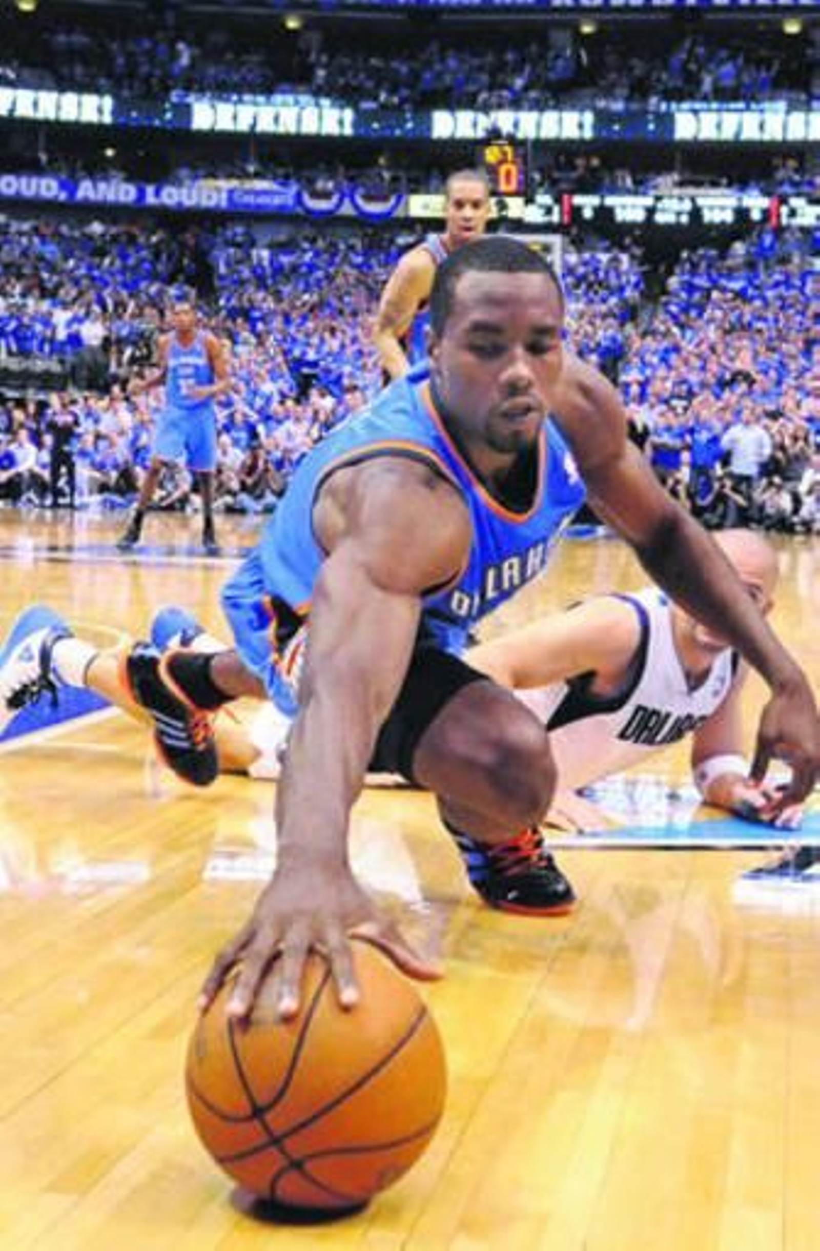 Serge Ibaka, con los Oklhahoma City Thunder.