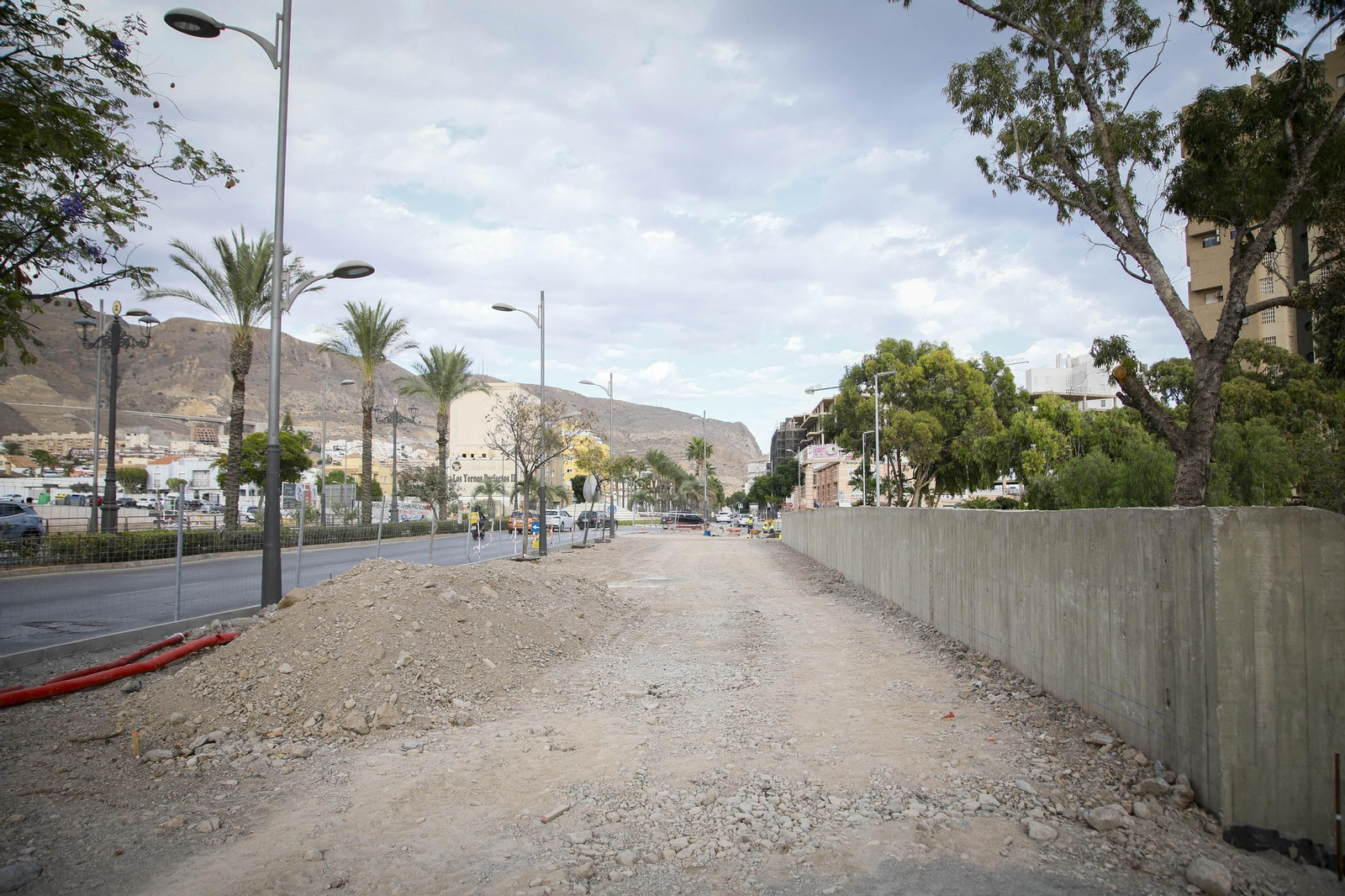 Te contamos en imágenes como avanzan las obras de la rambla de San Antonio en Aguadulce