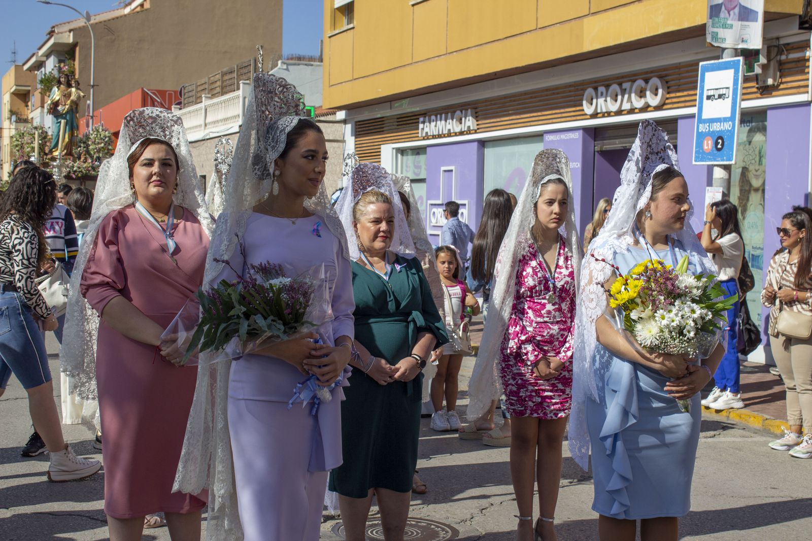Fotos de la procesión de María Auxiliadora en La Línea de la Concepción