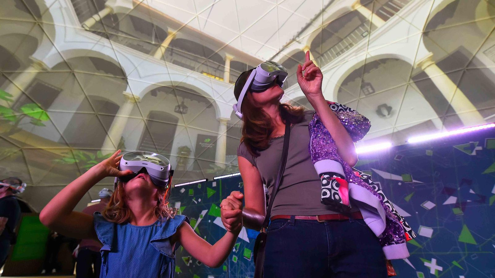 Actividades en el domo de la Fundación Unicaja