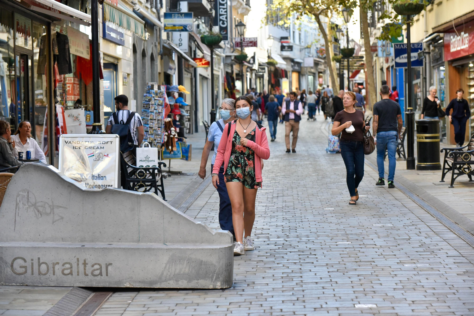 La main street de Gibraltar.