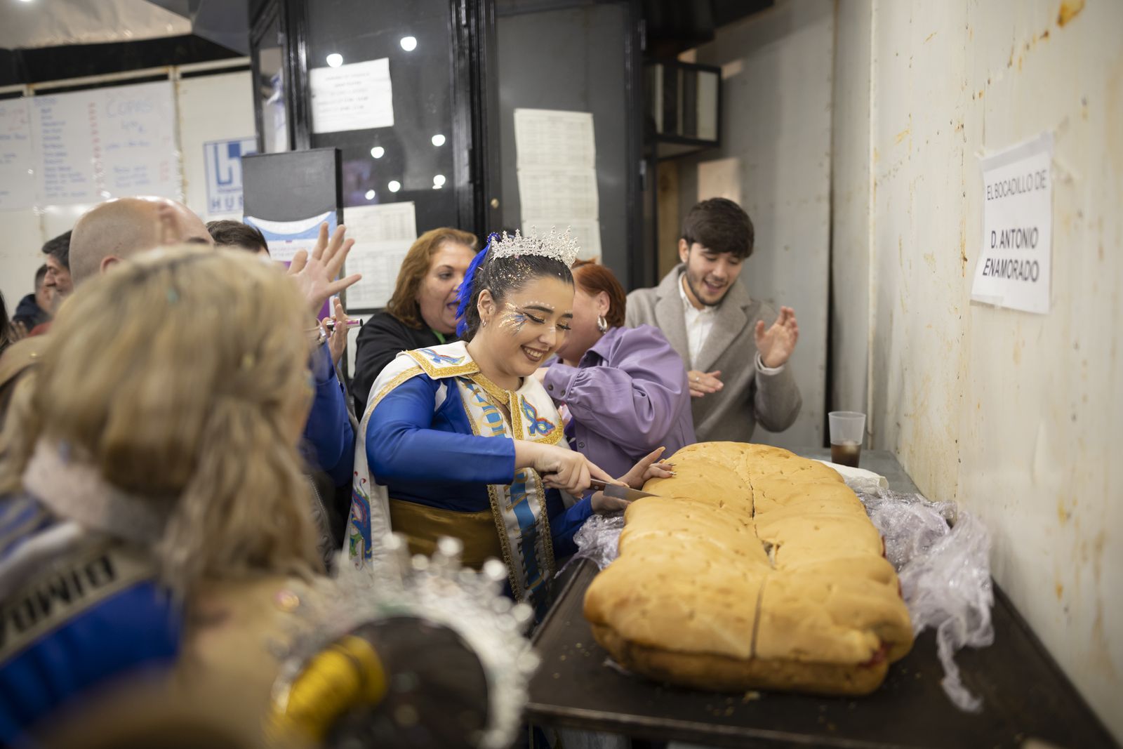 Ambiente en la final  del Carnaval Colombino