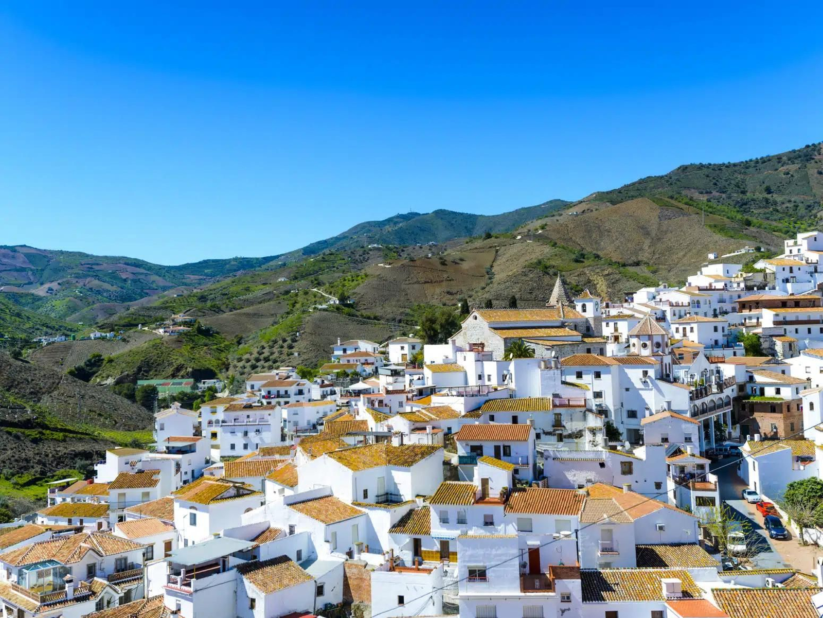 Una panorámica del pueblo mágico de El Borge.