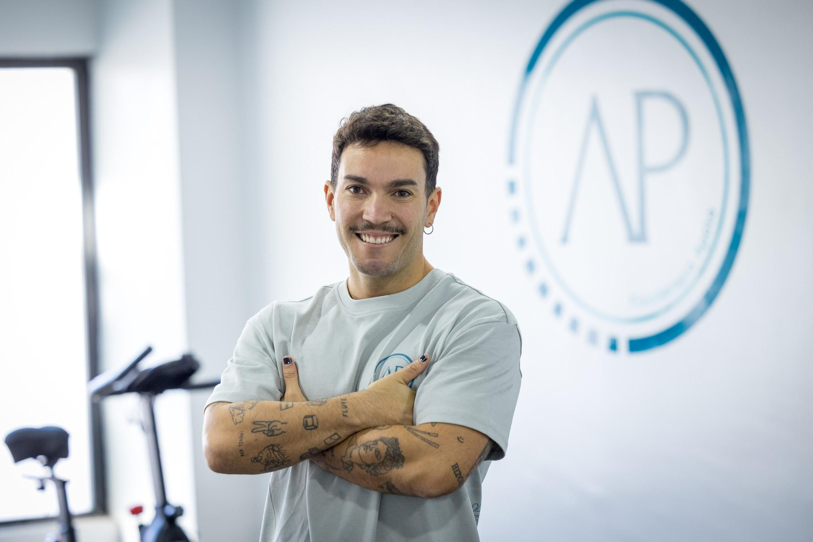 Aarón Pérez es el propietario del Centro de Fisioterapia Apolo.