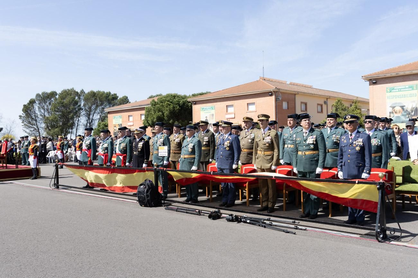 Jura de bandera de la 130ª promoción de guardias civiles de la Academia de Baeza