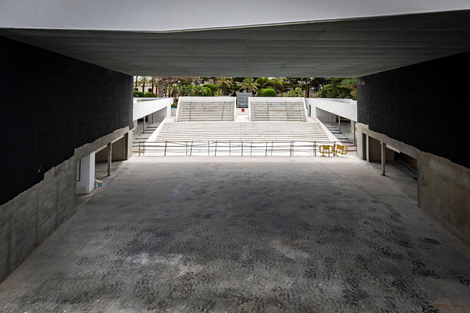 Las obras en el Teatro del Parque.