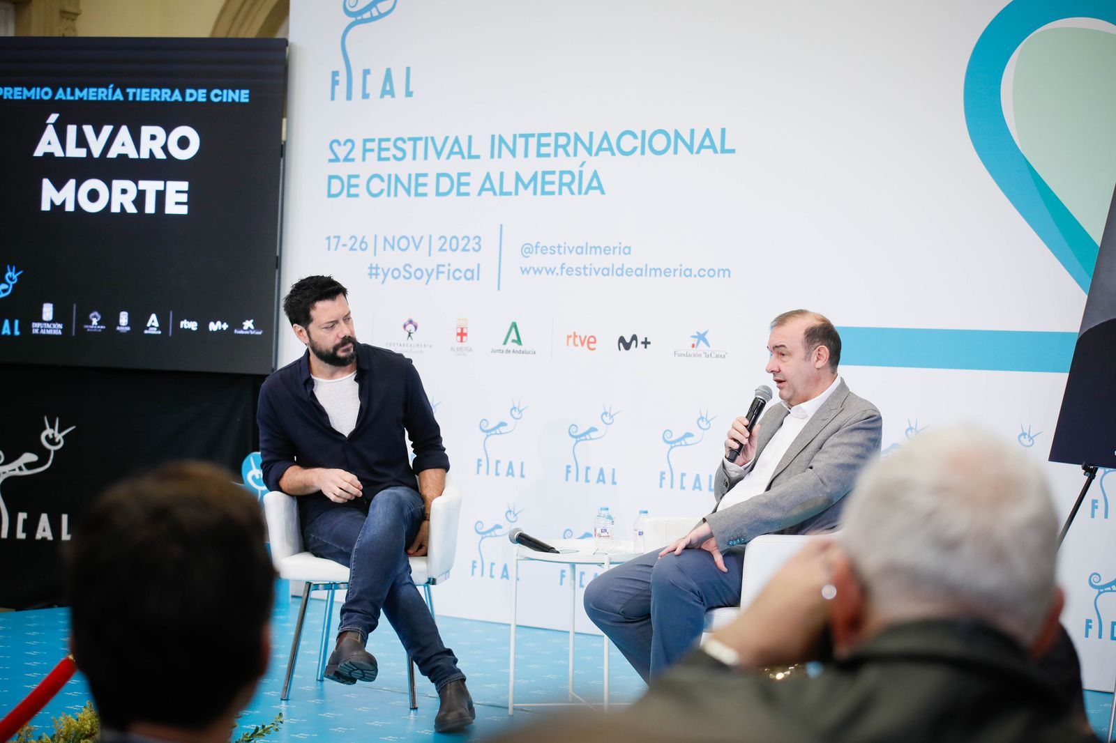 Imágenes en el paseo de la fama de Álvaro Morte