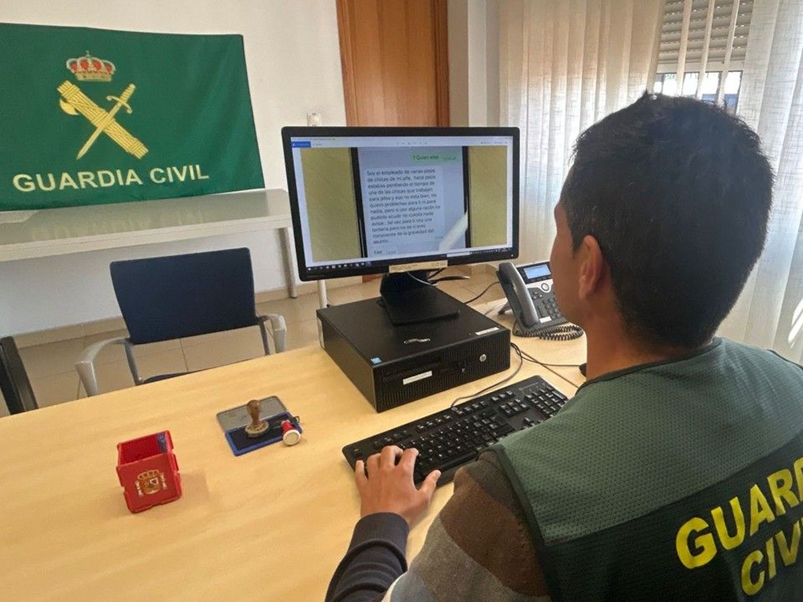 Imagen de archivo de un agente de la Guardia Civil