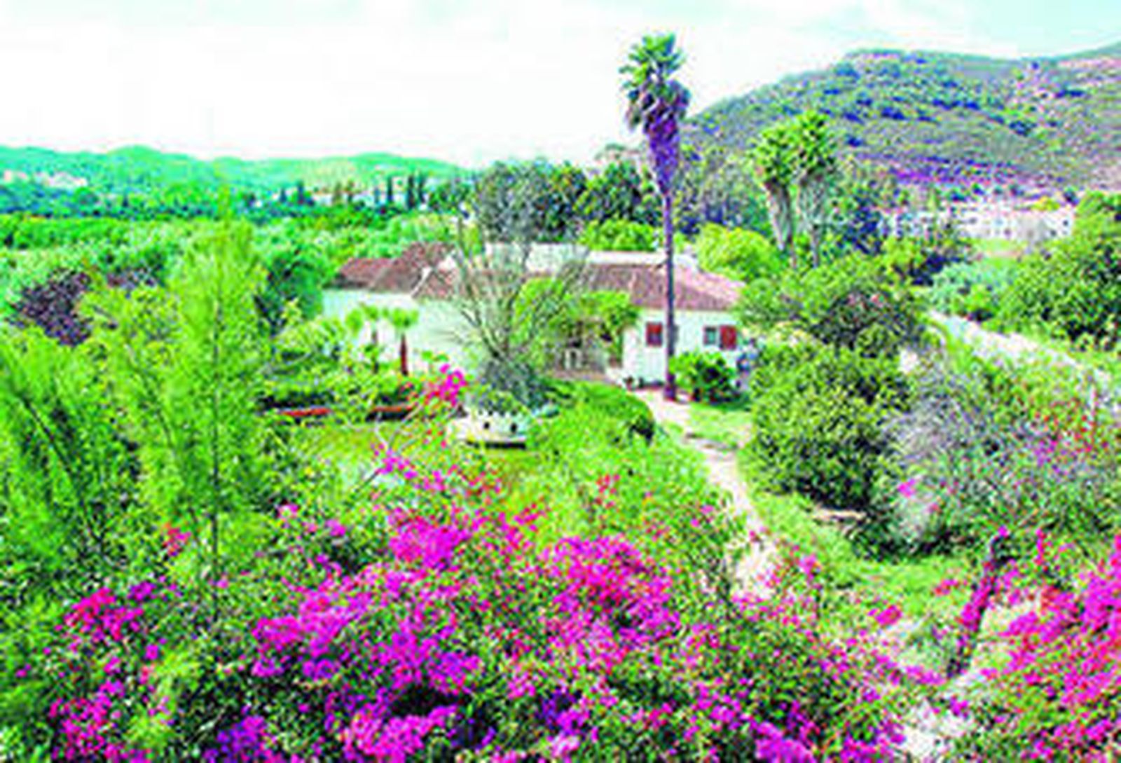 El chalé en el que fue asesinado el empresario Manuel Díaz Calo, ubicado en la localidad de Sanlúcar de Guadiana.