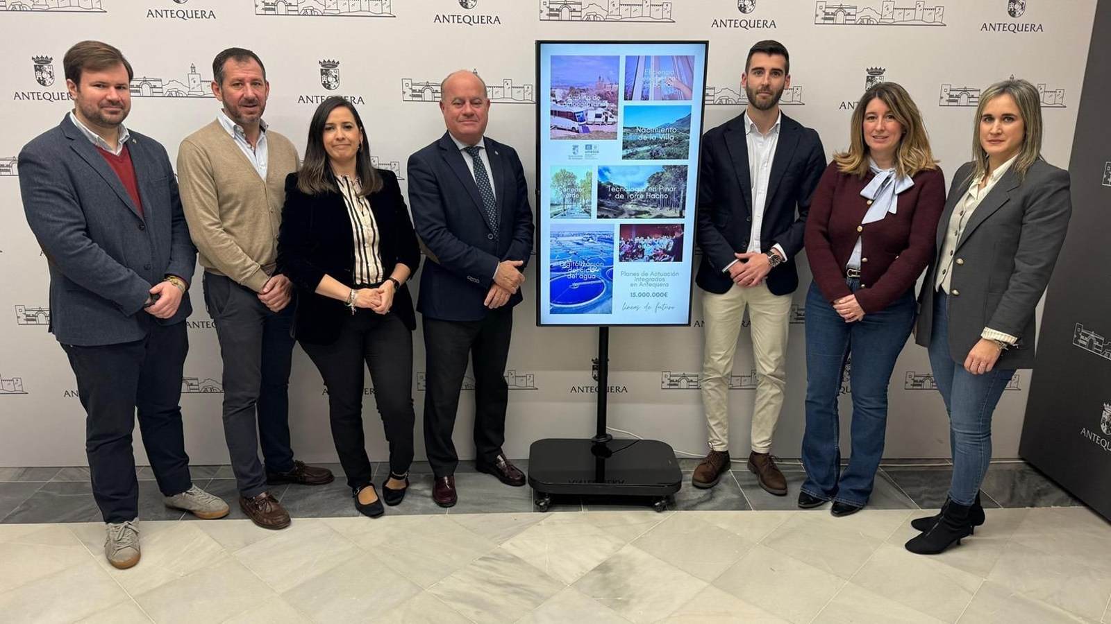 Presentación del plan en el Ayuntamiento de Antequera