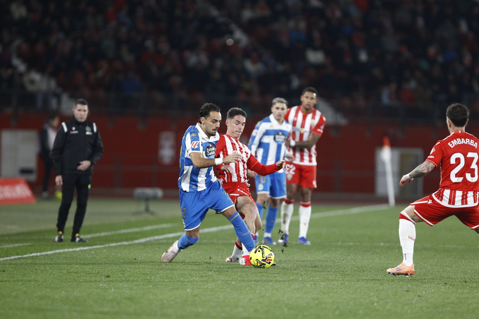 Las fotos del partido U.D. Almería - Deportivo de La Coruña