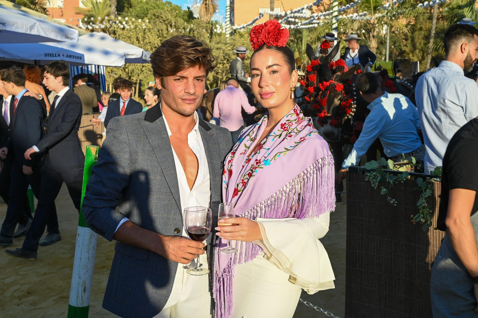 Imágenes del ambiente nocturno del 11 de octubre en la Feria del Caballo 2025