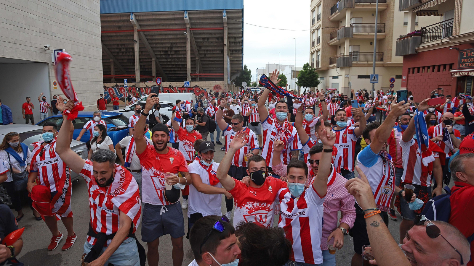 Fotos de la afición del Algeciras CF