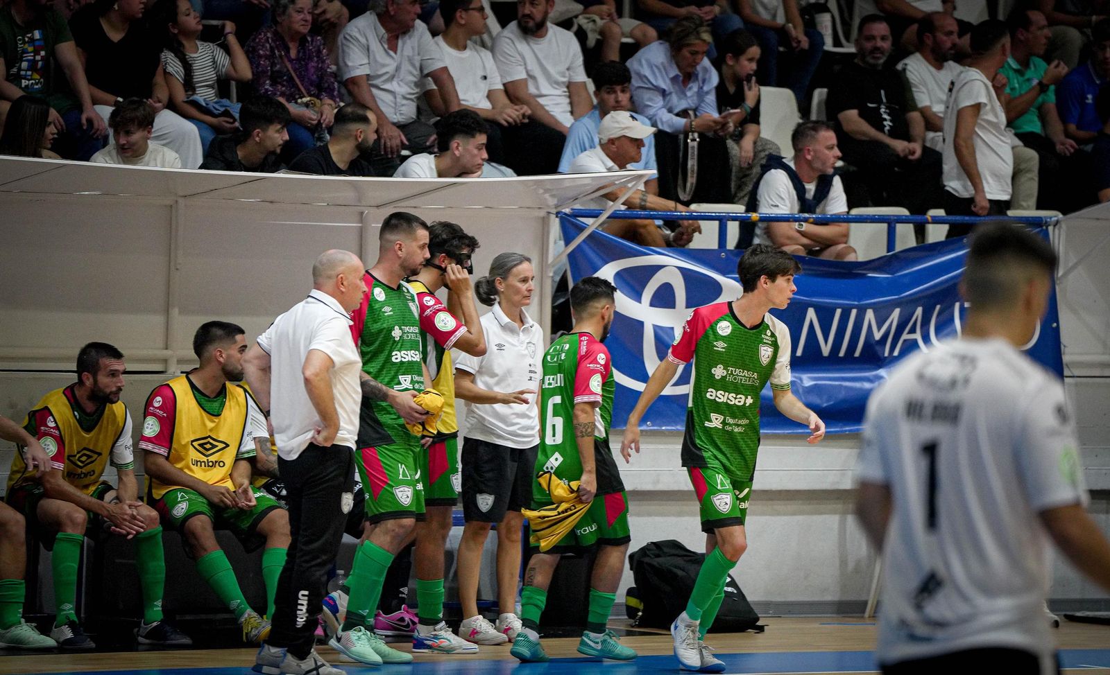 Imágenes del partido de futbolsala entre el Xerez Toyota - Cádiz Virgili