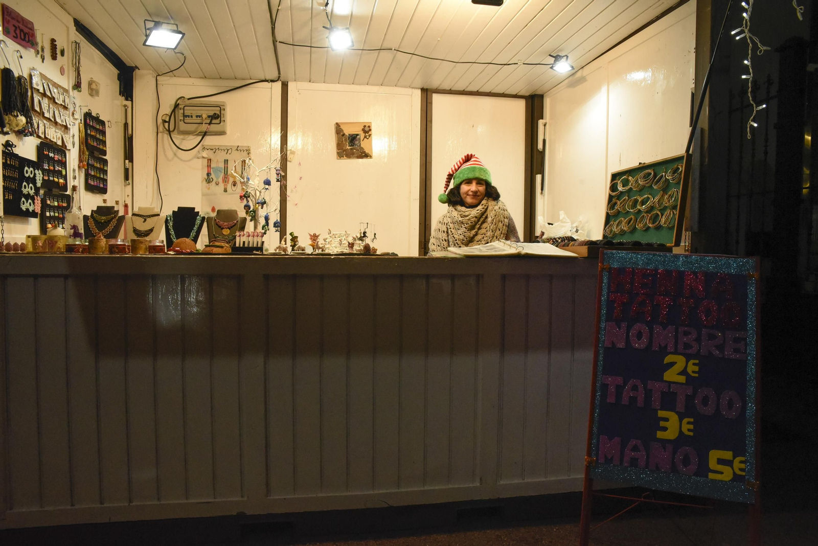 Fotos del poblado navideño de los Jardines Saccone de La Línea