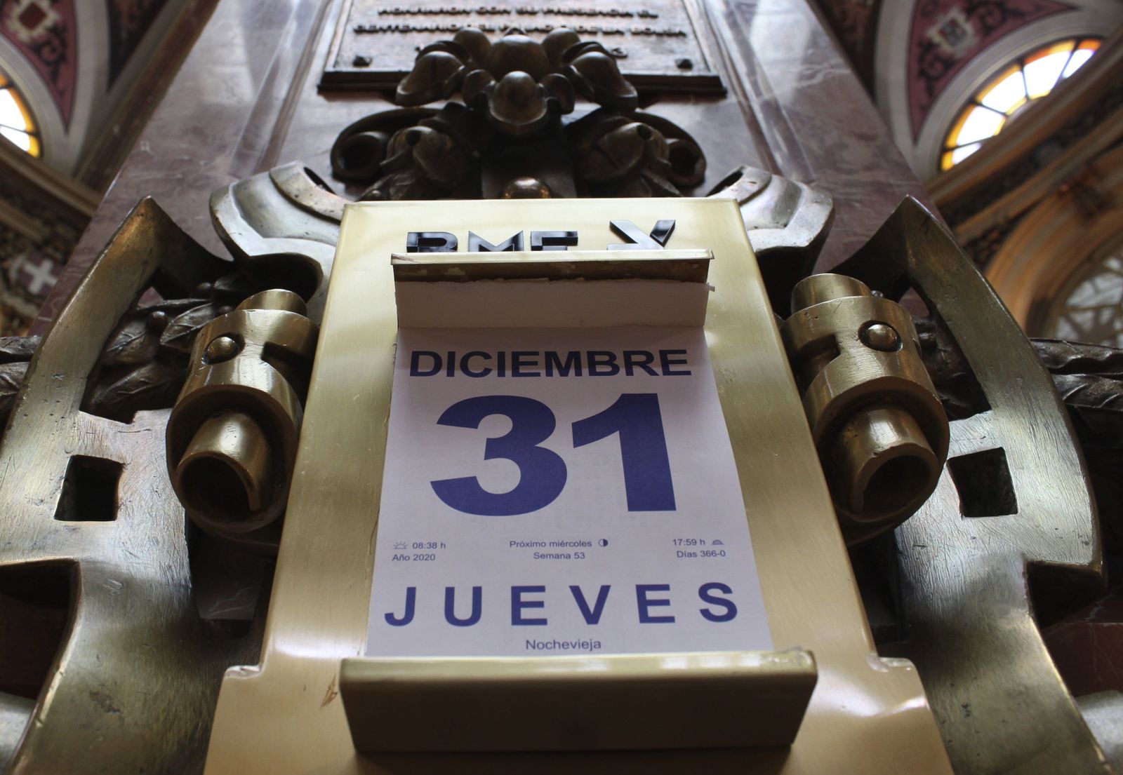 El parqué madrileño el último día del año