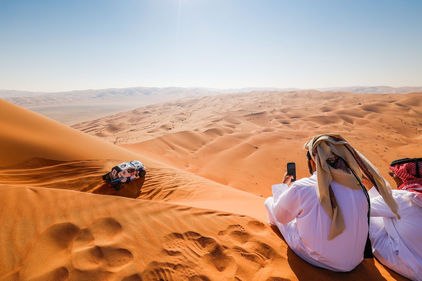 Las mejores fotos del Dakar por las dunas