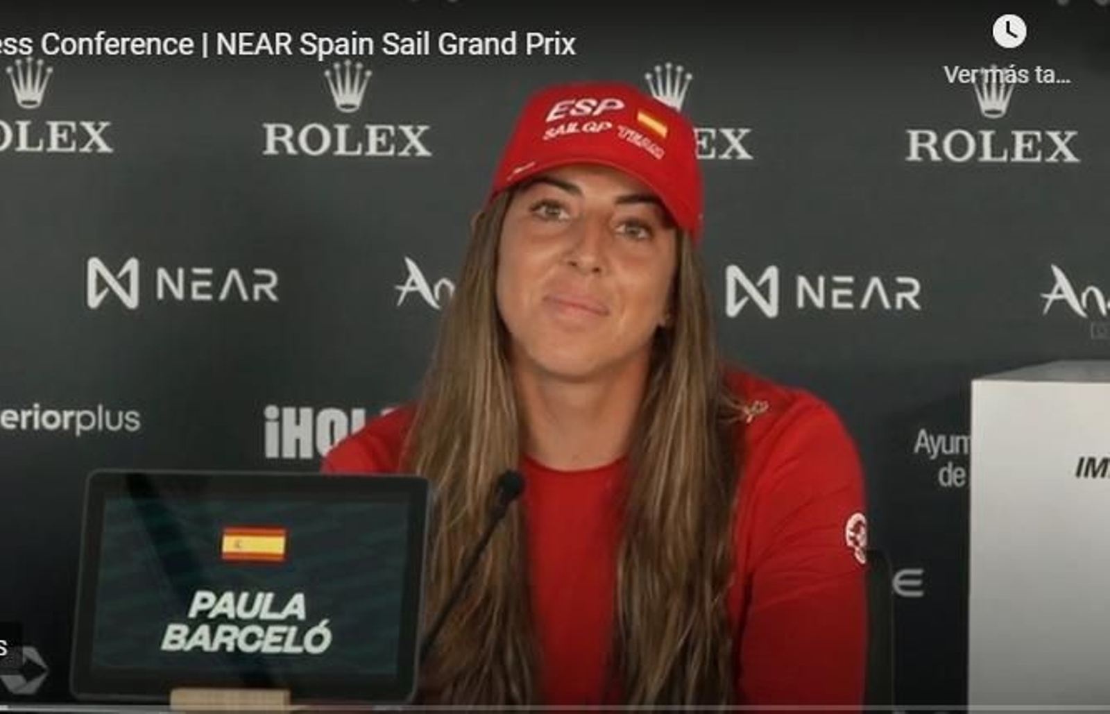 Paula Barceló, en la rueda de prensa de este viernes.