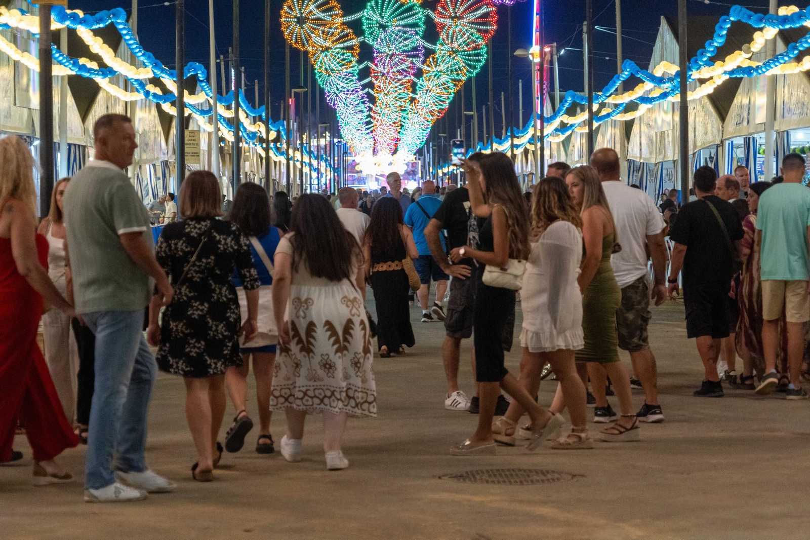 Colombinas 2025: Imágenes del ambiente el sábado 2 de agosto en las Fiestas Colombinas