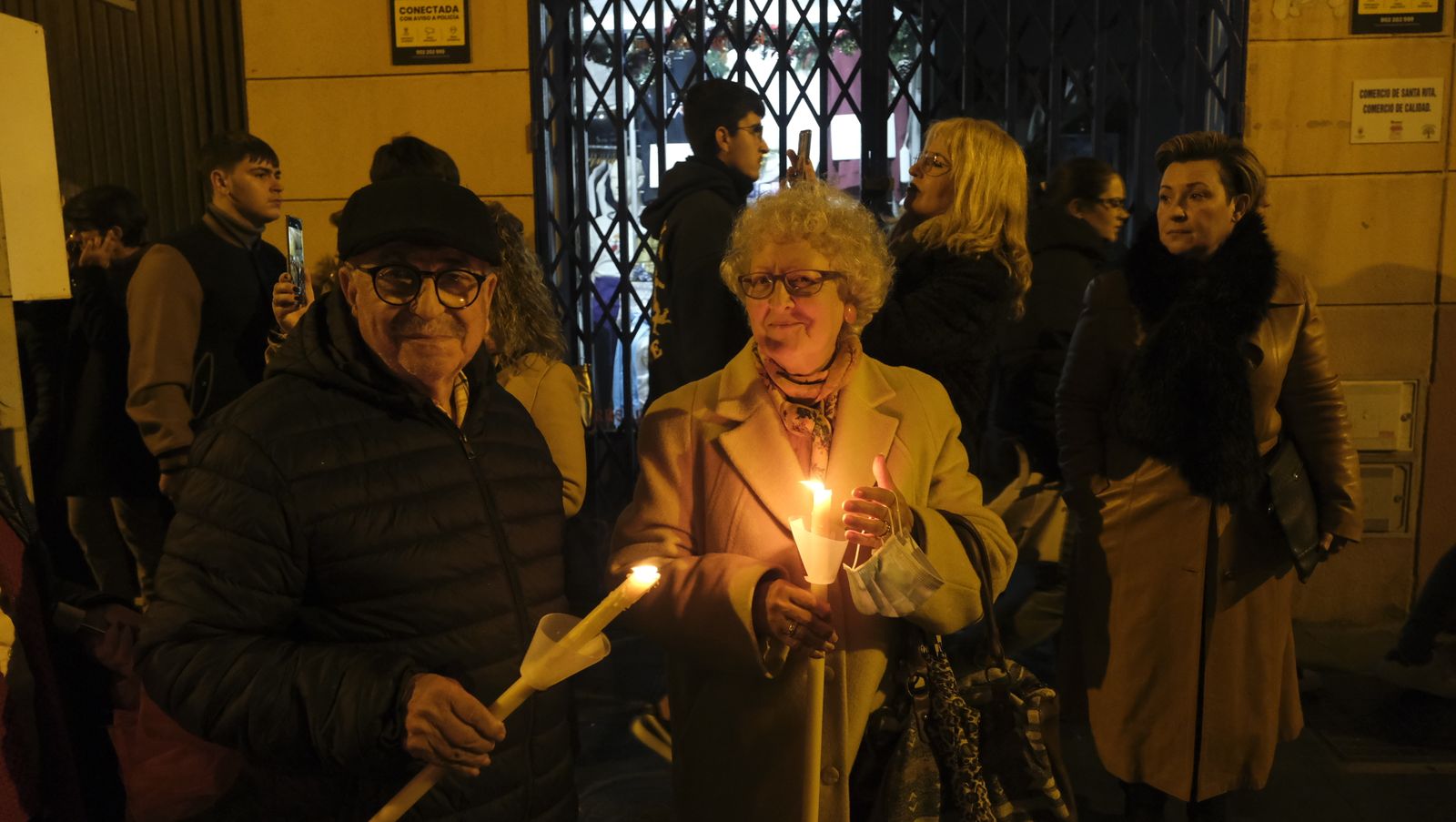 Imágenes de la misa y procesión de San Sebastián, en Almería