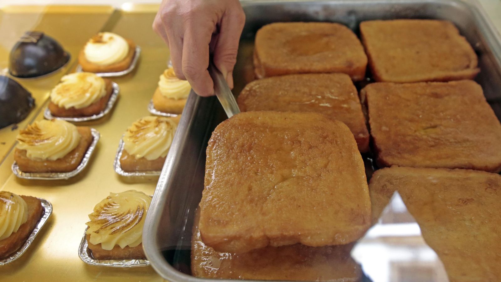 Torrijas, dulce típico de la Semana Santa, afectado por la escalada de precios.
