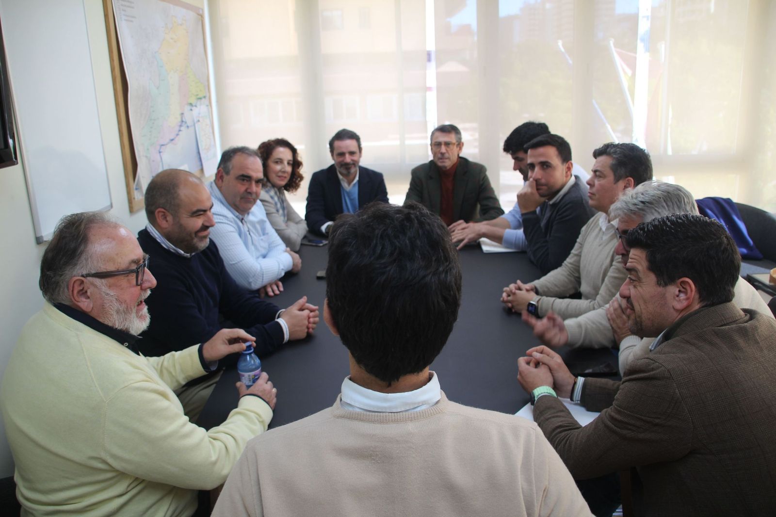 Reunión de los representantes del PP.