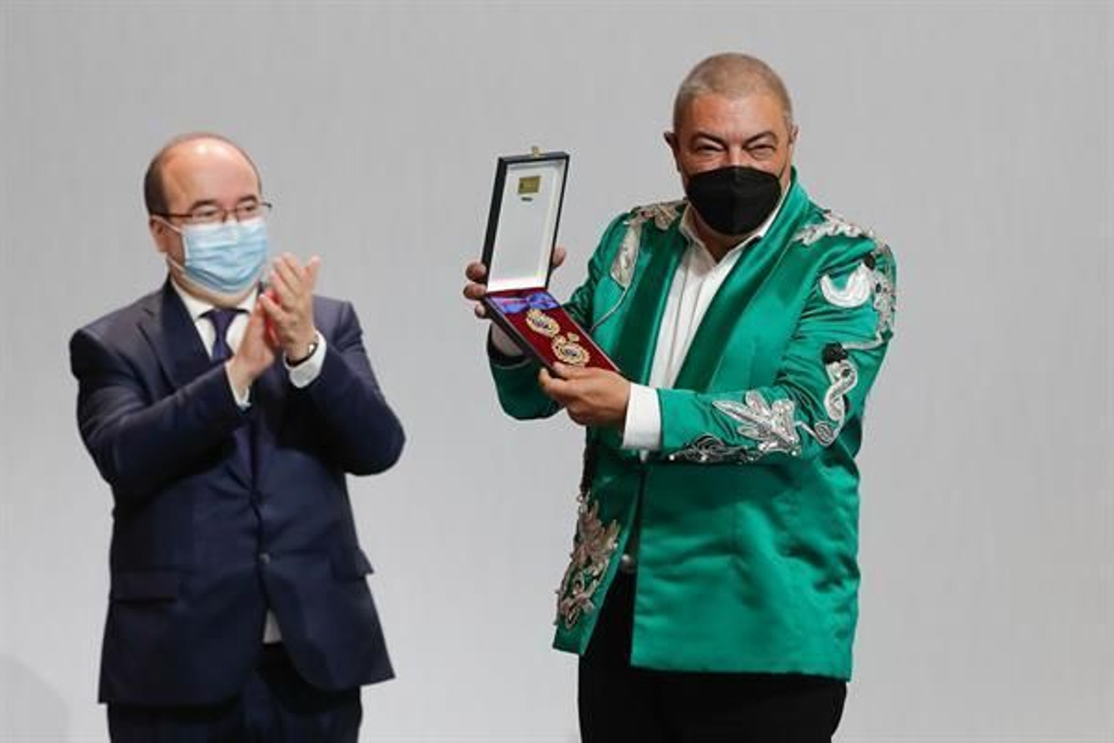 Imagen de archivo del bailarín Antonio Canales al recibir la Medalla de Oro al Mérito en las Bellas Artes 2020