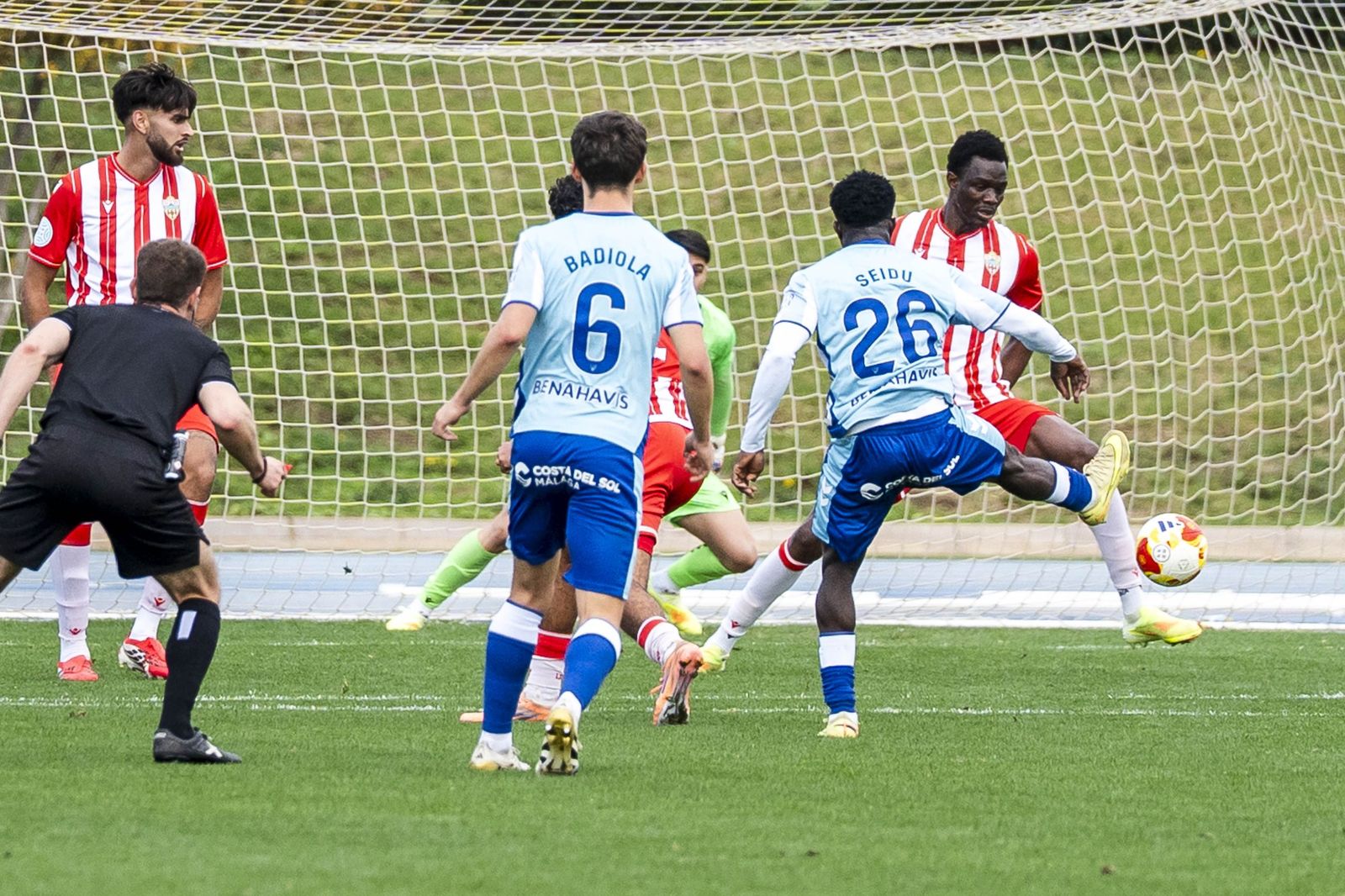 Las imágenes del Almería B y Atlético Malagueño en el Anexo de los Juegos Mediterráneos