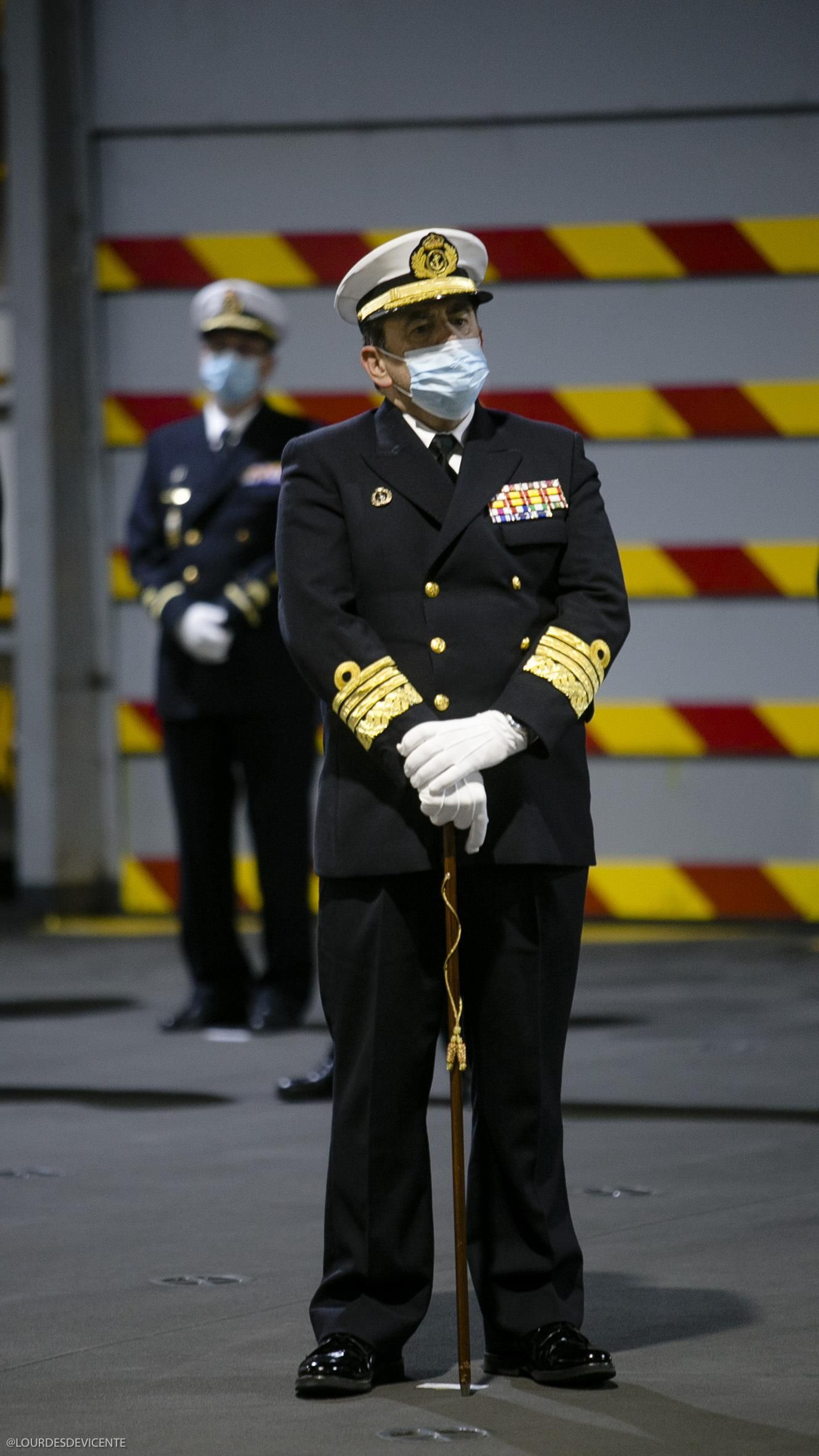 Toma de posesión del nuevo Almirante de la Flota, Eugenio Díaz del Río.