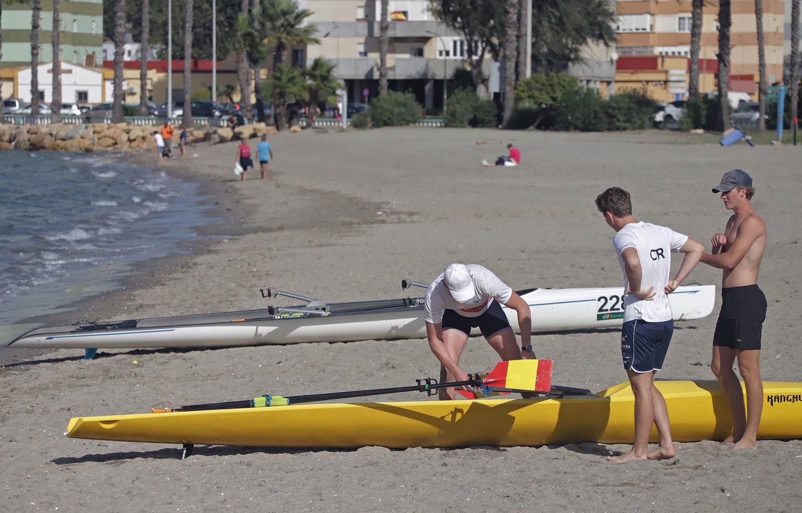 Las fotos de la jornada final de la Copa de la Juventud Europea de remo beach sprint de La Línea