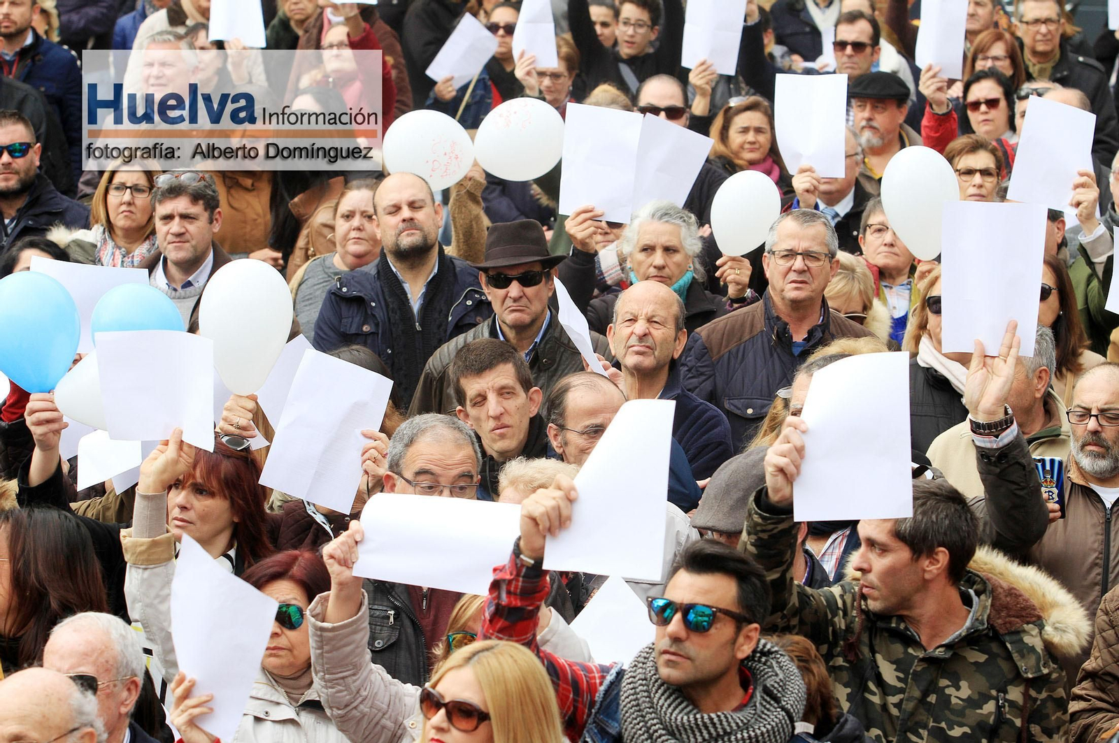 Imágenes de la manifestación contra la derogación de la prisión permanente revisable celebrada en Huelva
