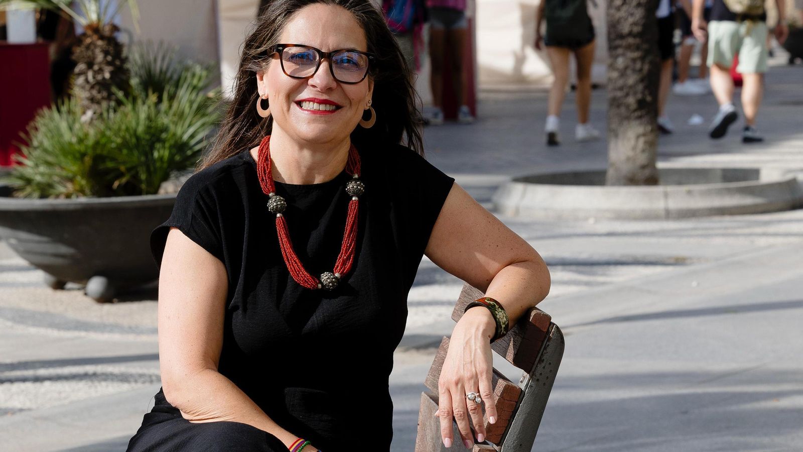 La diputada de Movimiento Sumar, la gaditana Esther Gil de Reboleño.