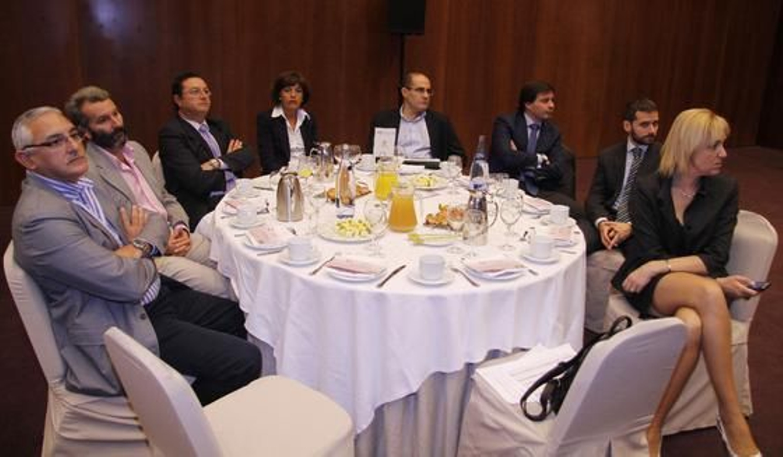 Francisco Padilla, Miguel Botello, Francisco Fernández, Adoración Herrador, Miguel Sánchez, Francisco Morón, Ignacio Miranda y Rosa Fernández.

Foto: Juan Carlos V?uez / Victoria Hidalgo