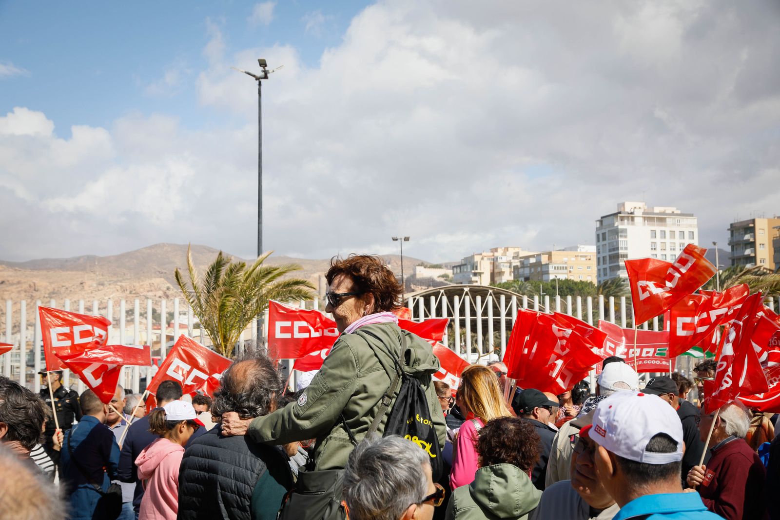 Las imágenes de la manifestación del Día del Trabajador en Almería