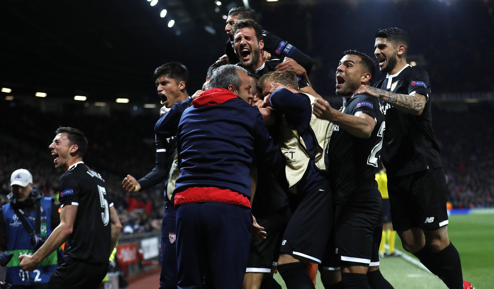 Las imágenes del Manchester United-Sevilla