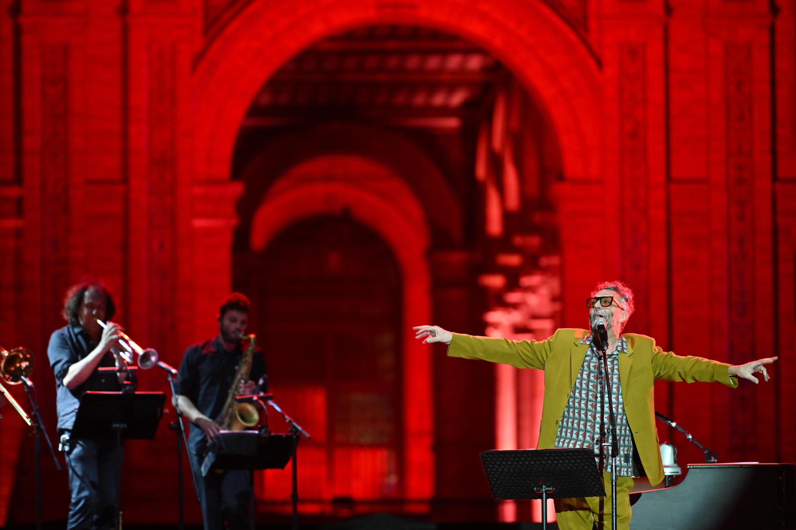 Fito Páez, en un momento de su concierto.