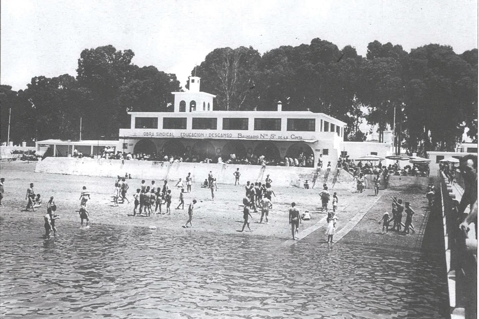 Del Balneario de la Cinta al Club Marítimo de Huelva