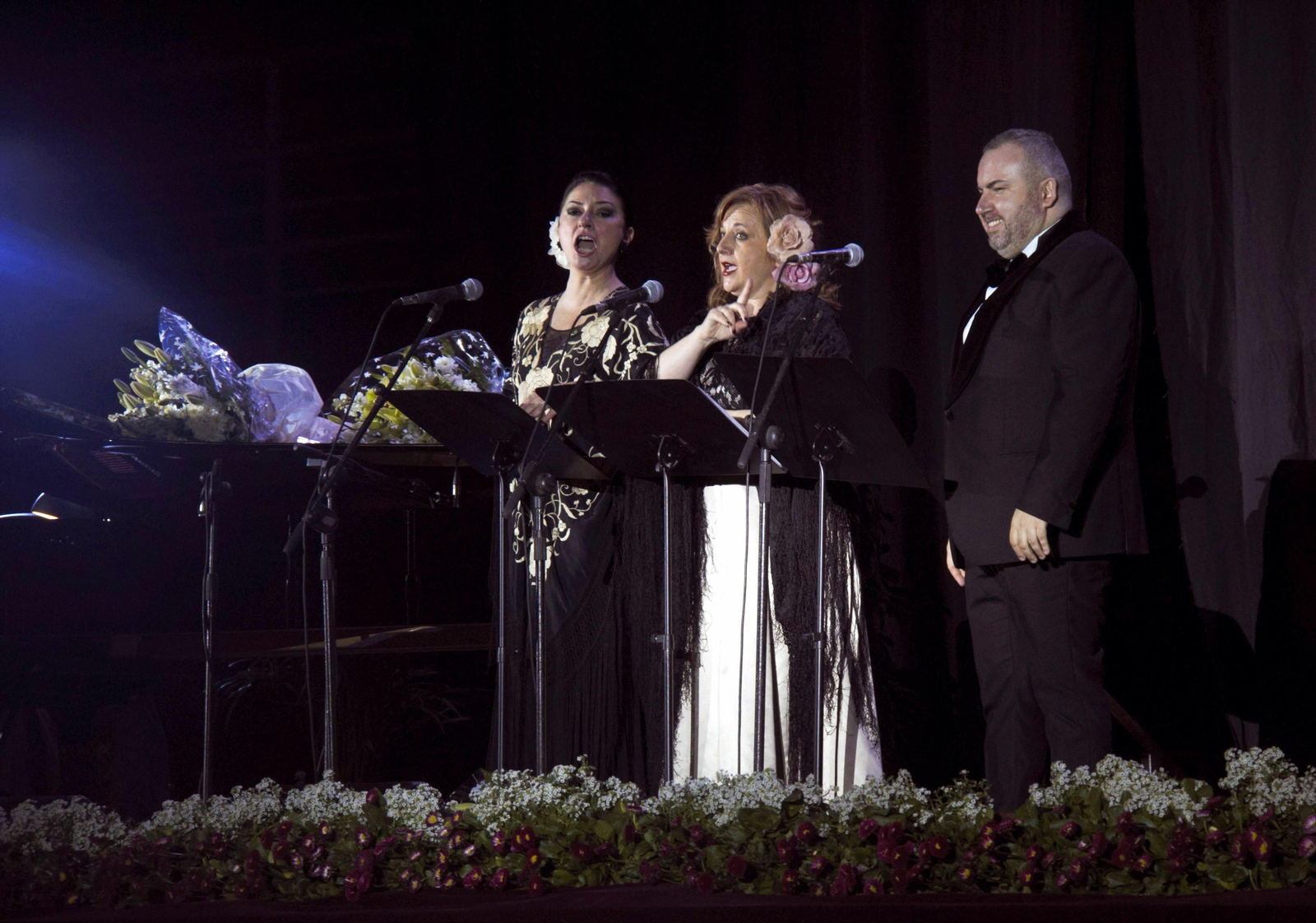La soprano actuó anoche en Motril.
