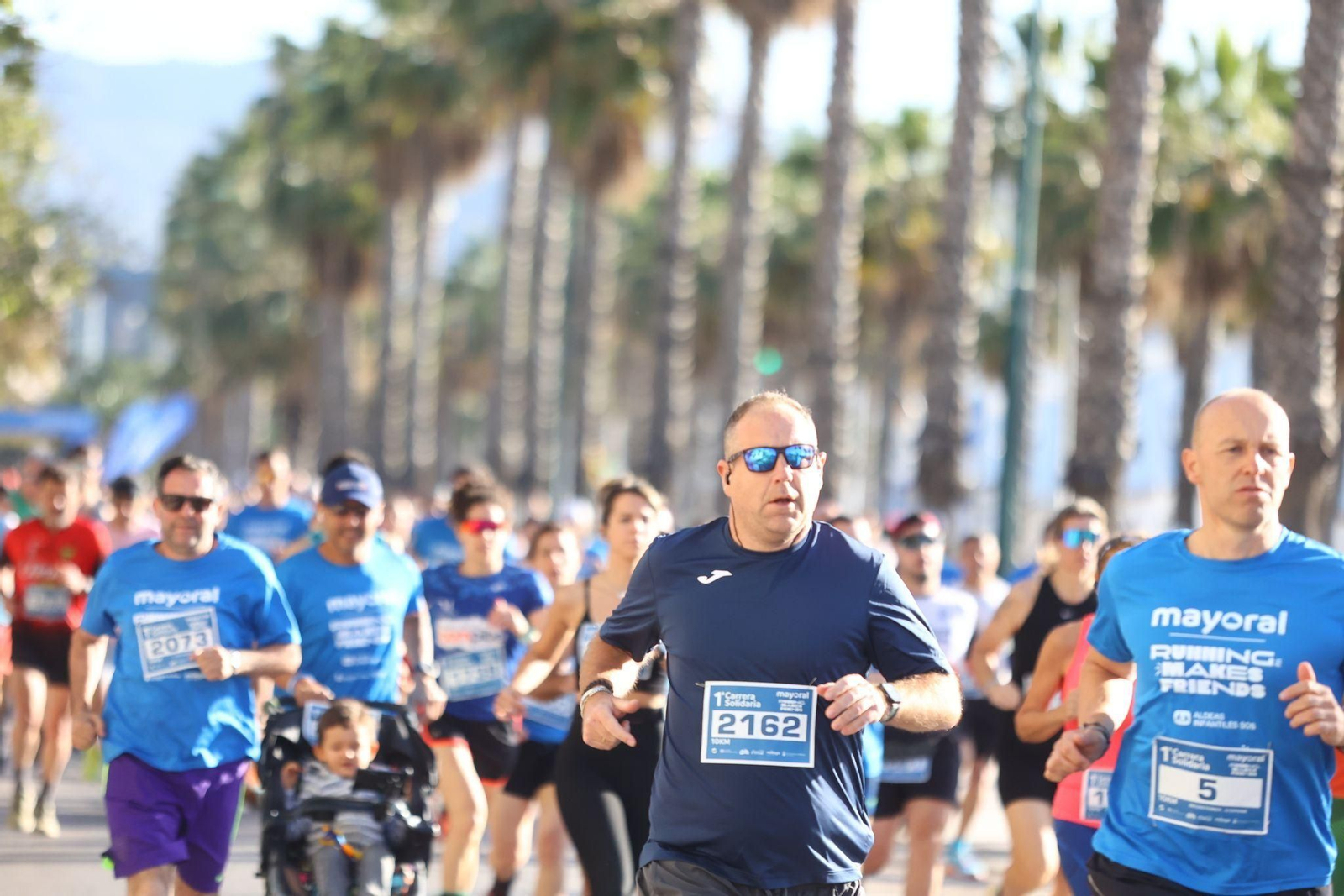 Las mejores fotos de la I Carrera Solidaria Mayoral de Málaga