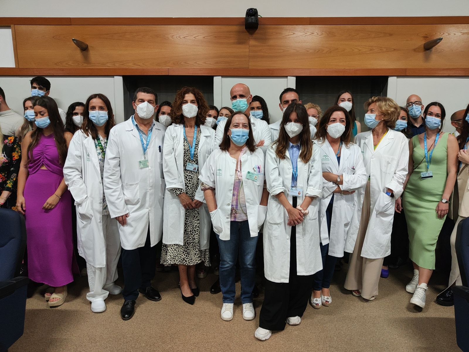 Parte del equipo de la Unidad de Salud Mental del Hospital Regional de Málaga.