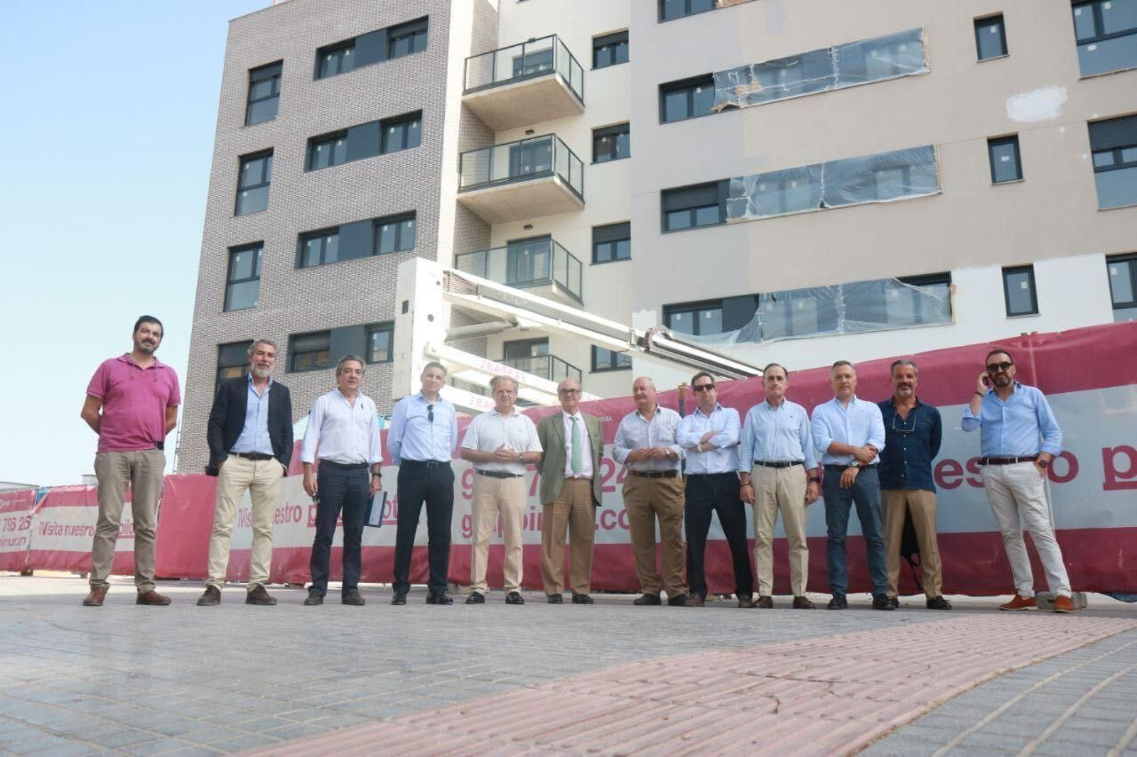 Foto de familia de la recepción.