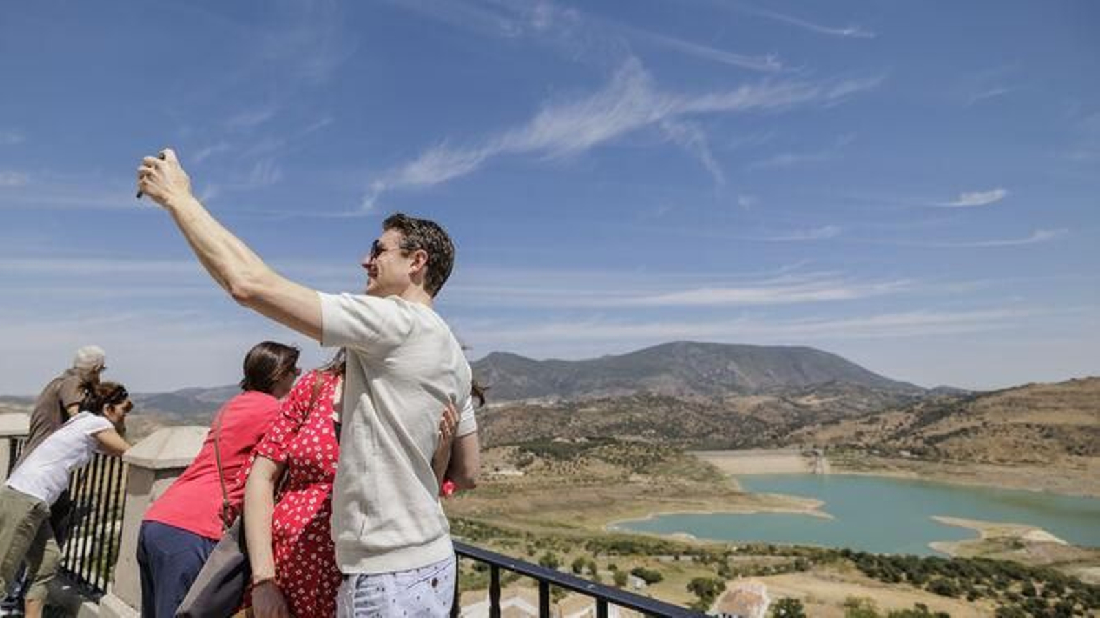 Así estaba el pantano de Zahara-El Gastor a mediados del mes de mayo de 2023